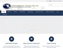 Tablet Screenshot of mywatertesting.com